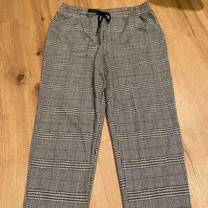 a new day BRAND PLAID WOMENS WORK PANT WITH STRECH WAIST